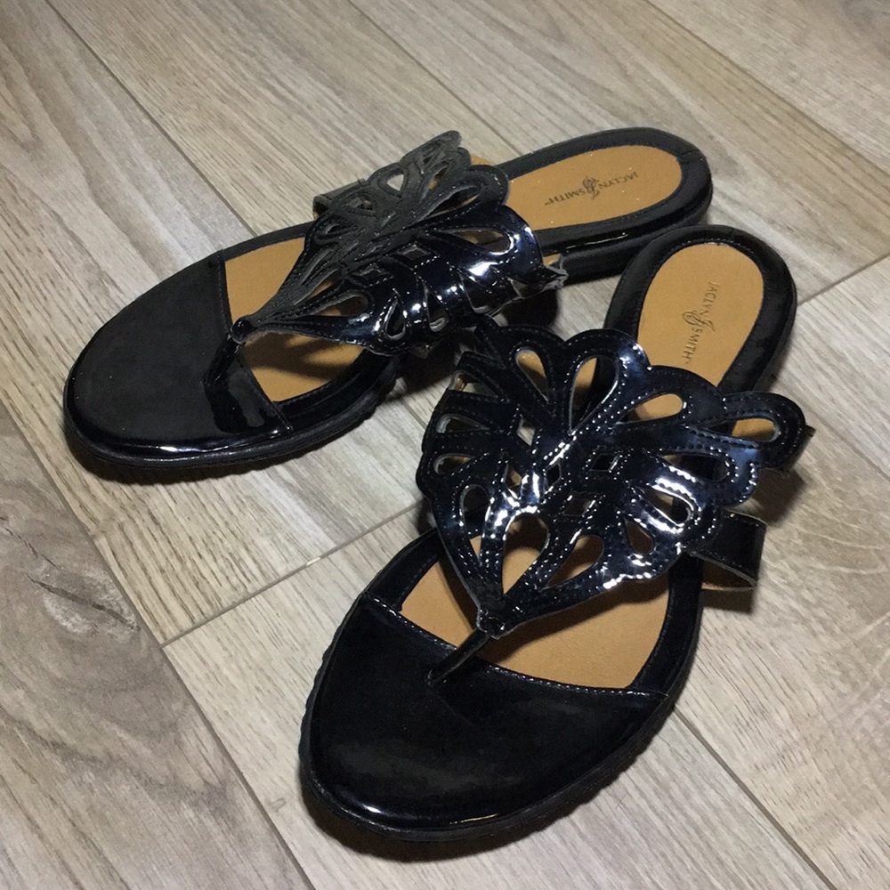 NWOT Black casual sandals 😎